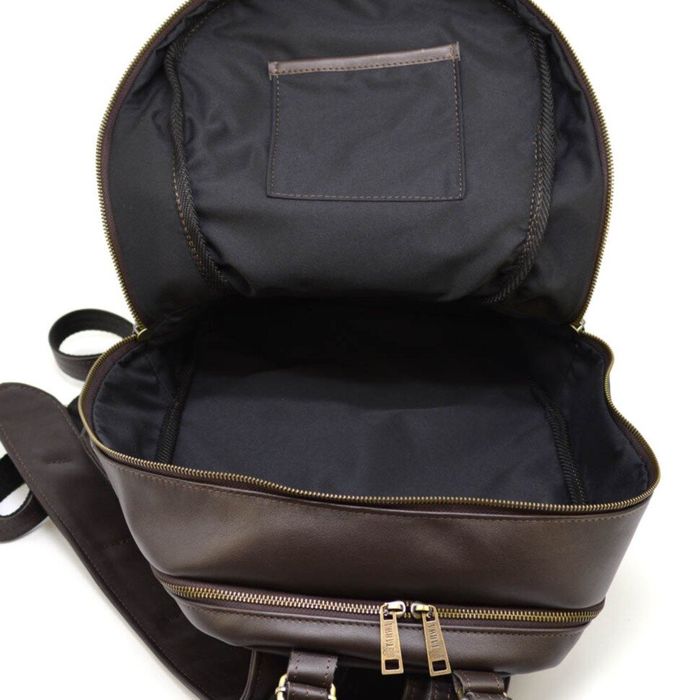 Шкіряний чоловічий коричневий рюкзак TARWA gc-7340-3md купити недорого в Ти Купи
