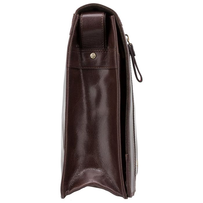 Чоловіча шкіряна сумка для ноутбука Visconti CARTER ML-23 BRN купити недорого в Ти Купи