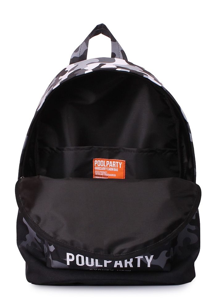 Молодіжний текстильний рюкзак Poolparty рюкзак-камуфляж купити недорого в Ти Купи