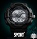 Чоловічий наручний спортивний годинник Skmei Black (11111)