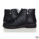 Черные демисезонные ботинки из кожи Villomi 1018-04k