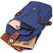 Чоловіча сумка-слінг із текстилю Vintage 22190, Синій