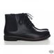 Черные демисезонные ботинки из кожи Villomi 1018-04k