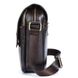 Чоловіча шкіряна сумка Vintage 14733 Темно-коричневий