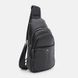 Чоловічий шкіряний рюкзак Keizer K1612-11bl-black, Чорний