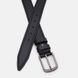 Чоловічий шкіряний ремінь Borsa Leather 125v1fx90-black