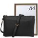 Жіноча сумка-клатч зі шкірозамінника AMELIE GALANTI A991705-black