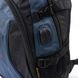 Городской рюкзак для ноутбука с USB Power In Eavas 9636 black-blue