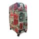 Защитный чехол для чемодана Coverbag неопрен Лондон коллаж S