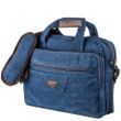 Мужская текстильная сумка синяя для ноутбука Vintage 20179