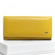 Кожаный женский кошелек Classic DR. BOND W1-V-2 yellow