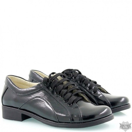 Черные женские лаковые туфли Villomi 2229L купить недорого в Ты Купи