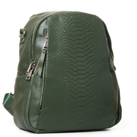 Женская кожаный рюкзак ALEX RAI 8907-9* green купить недорого в Ты Купи