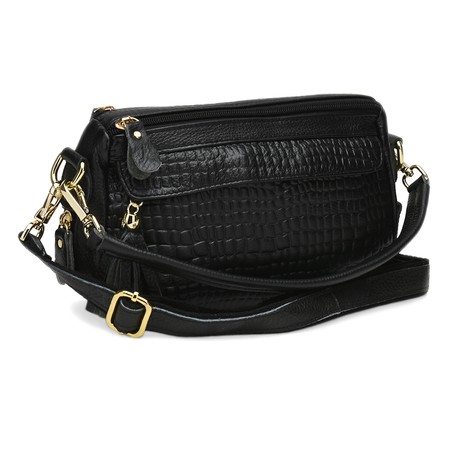 Женская кожаная сумка Keizer k1028-black купить недорого в Ты Купи