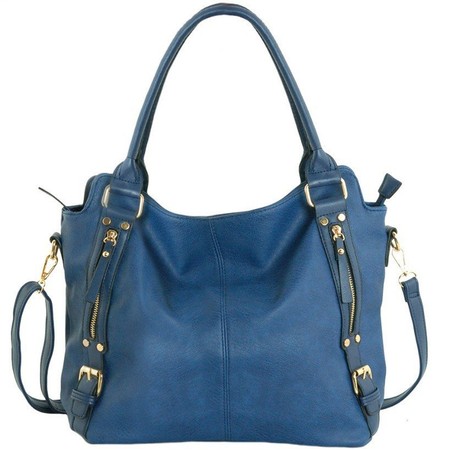 Жіноча синя сумка з PU шкіри TRAUM 7240-41 купити недорого в Ти Купи