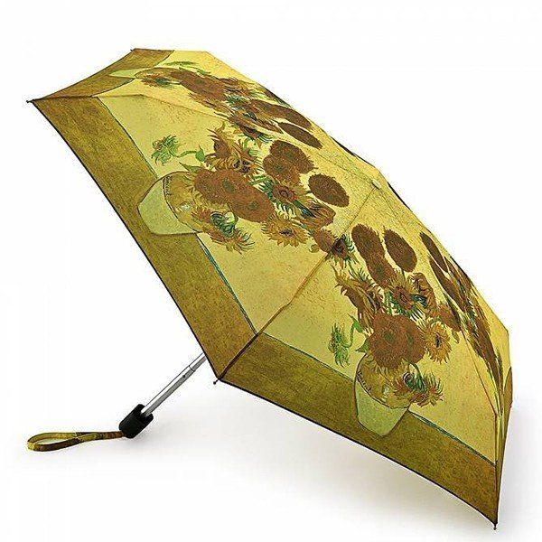 Жіноча механічна парасолька FULTON THE NATIONAL GALLERY TINY-2 L794 - SUNFLOWERS купити недорого в Ти Купи