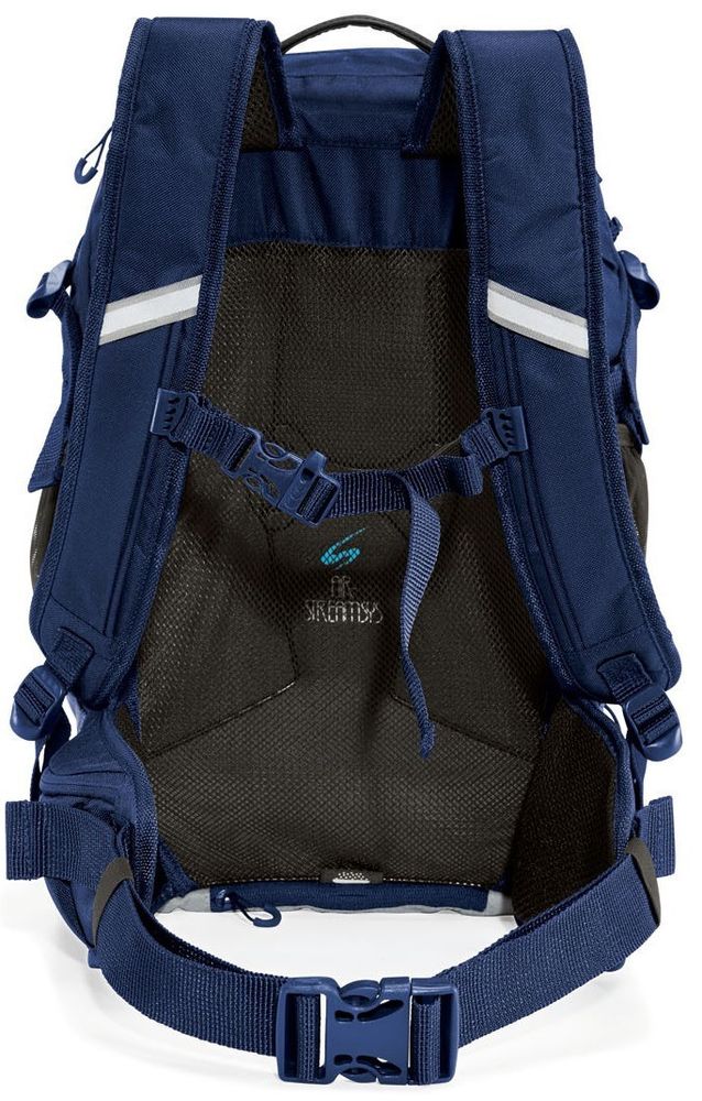 Рюкзак спорт з дощовою кривою rocksack 25l ian374750 синій купити недорого в Ти Купи