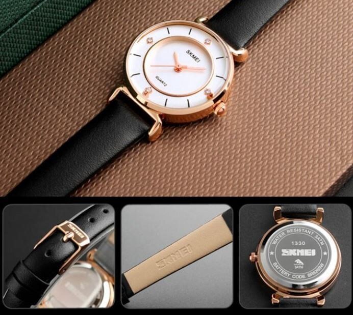 Женские наручные часы SKMEI BATTERFLY WHITE 1330G купить недорого в Ты Купи