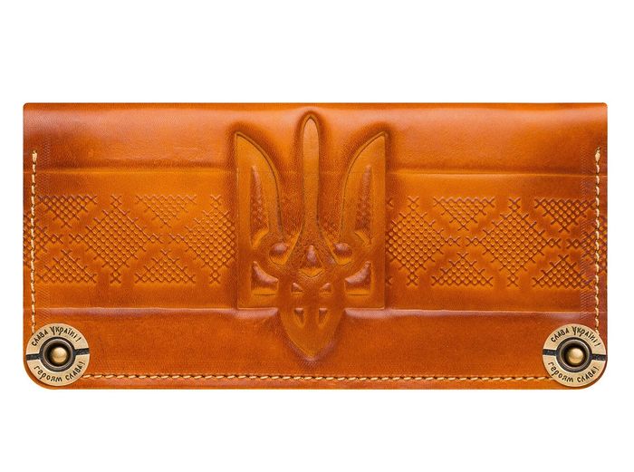 Жіночий гаманець ручної роботи Gato Negro Ukraine помаранчевий купити недорого в Ти Купи