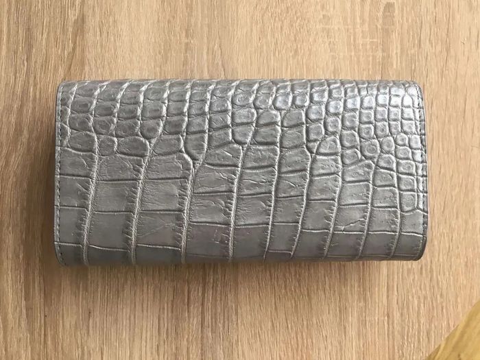Кошелек из натуральной кожи крокодила Ekzotic Leather CW25_6 купить недорого в Ты Купи