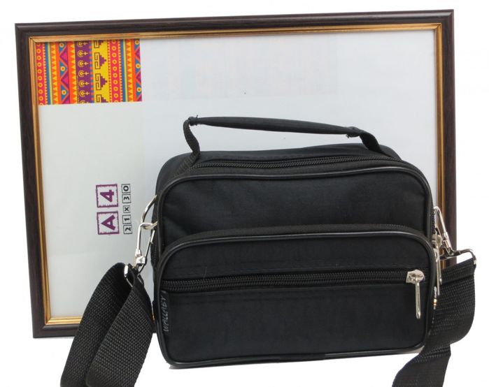 Мужская сумка-борсетка Wallaby 2663 черная купить недорого в Ты Купи