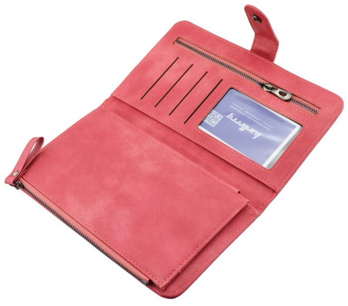 Жіночий гаманець Baellerry Forever рожевий JC224  купити недорого в Ти Купи