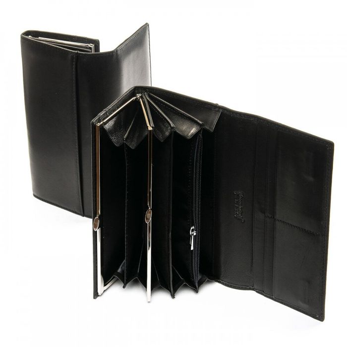 Жіночий шкіряний гаманець NAPPA ALESSANDRO PAOLI W1-V-2 black купити недорого в Ти Купи