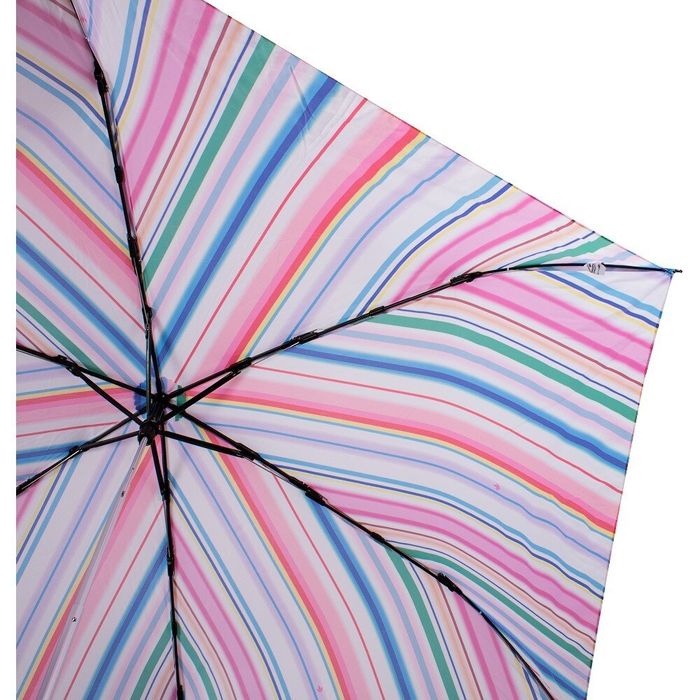 Женский механический зонт Fulton L902 Superslim-2 Funky Stripe (Разноцветные полоски) купить недорого в Ты Купи