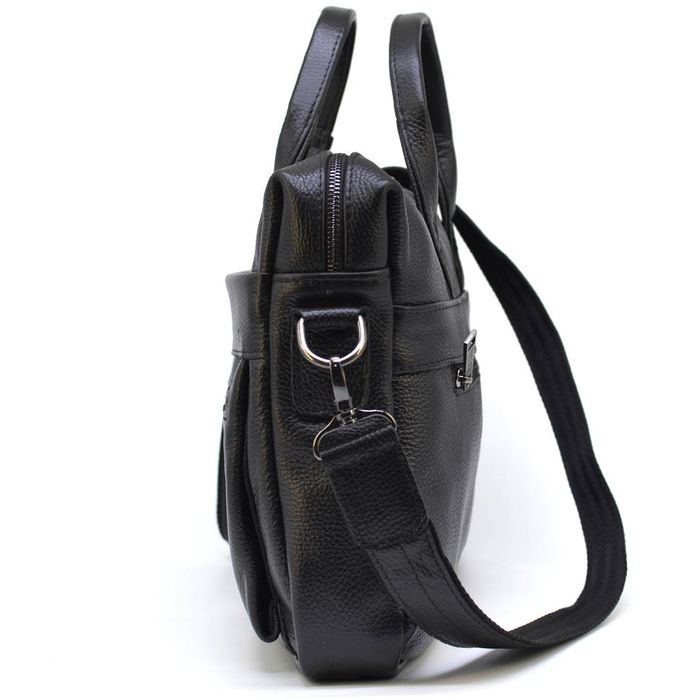 Мужская кожаная черная сумка TARWA fa-7122-3md купити недорого в Ти Купи