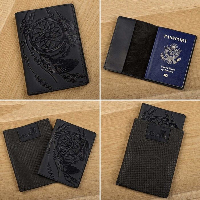 Обкладинка для паспорта SHVIGEL 13837 Чорний купити недорого в Ти Купи