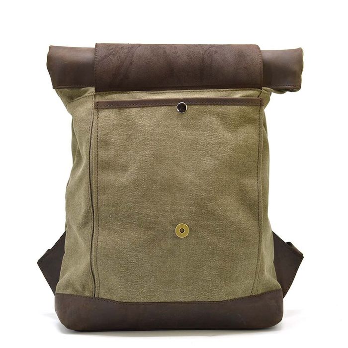 Чоловічий рюкзак зі шкіри та полотна Тарва ROC-5191-3MD купити недорого в Ти Купи