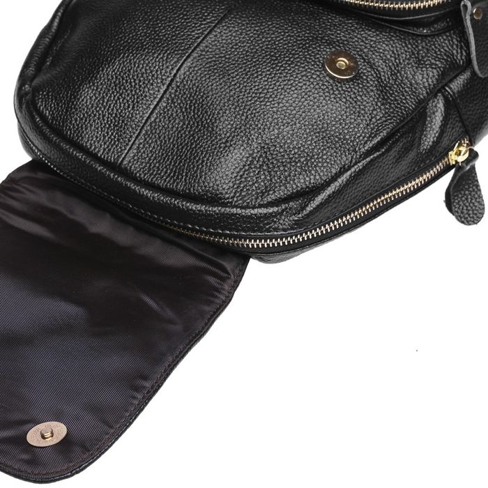Женский кожаный рюкзак Keizer K1322-black купить недорого в Ты Купи