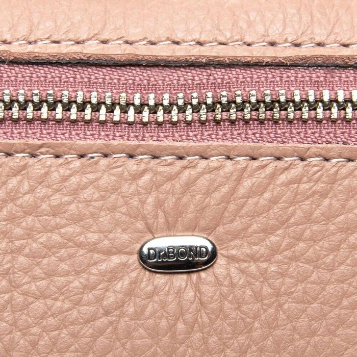 Жіночий гаманець зі шкіри Classic DR. BOND WMB-2M pink купити недорого в Ти Купи