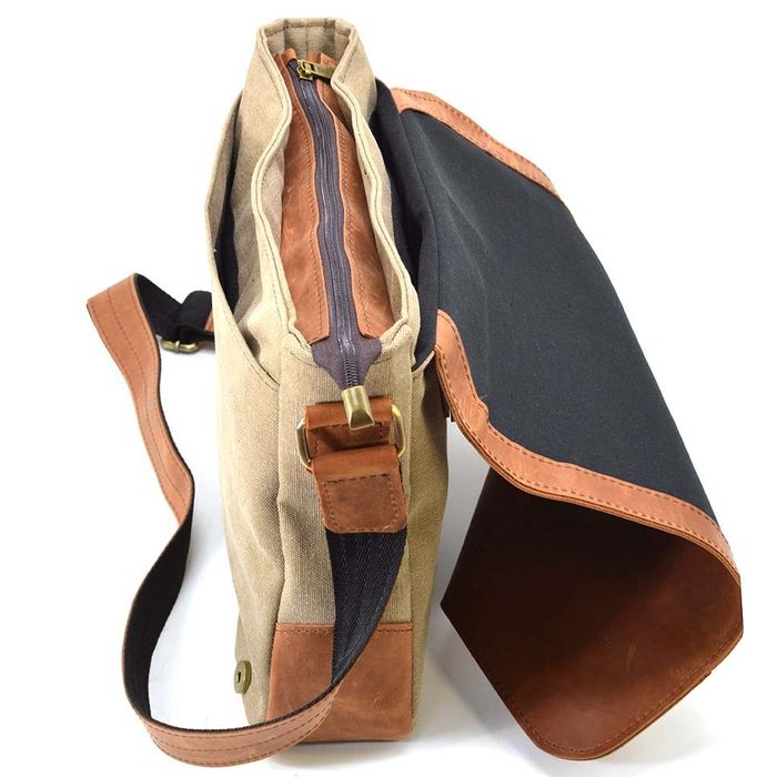 Мужская кожаная сумка через плечо TARWA RBc-6601-3md купить недорого в Ты Купи
