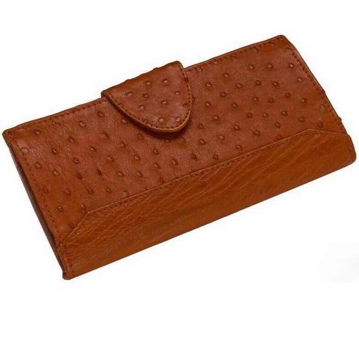 Жіночий гаманець зі шкіри страуса Ekzotic Leather ow04 купити недорого в Ти Купи