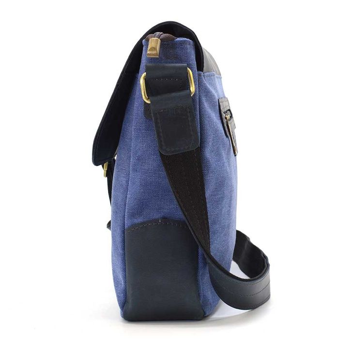 Мужская сумка через плечо из кожи и ткани TARWA rkk-6600-4lx купить недорого в Ты Купи