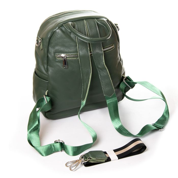 Жіночий рюкзак шкіряний ALEX RAI 8907-9* green купити недорого в Ти Купи