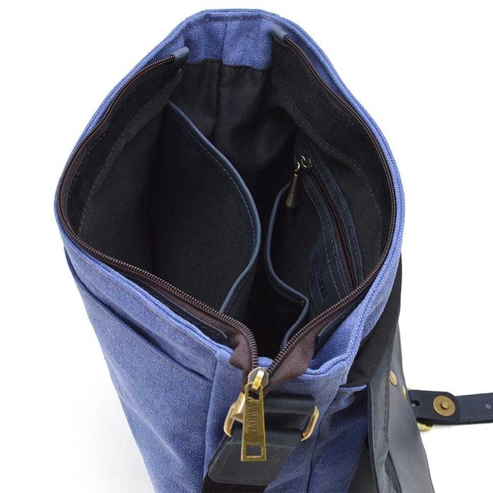 Мужская сумка через плечо из кожи и ткани TARWA rkk-6600-4lx купить недорого в Ты Купи