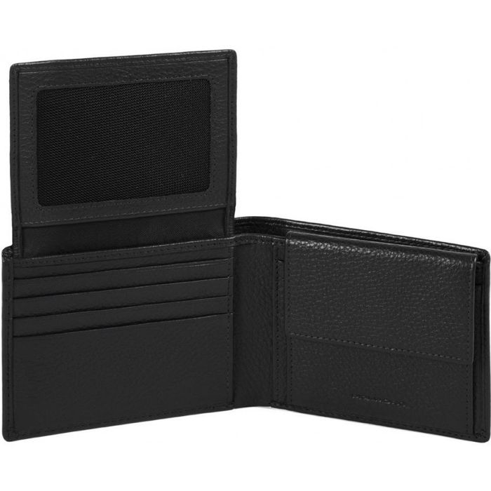 Шкіряний гаманець Piquadro MODUS Restyling / Black PU1392MOSR_N купити недорого в Ти Купи