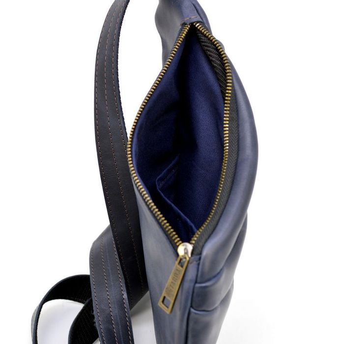 Мужская кожаная сумка-слинг RK-6402-3md TARWA купить недорого в Ты Купи