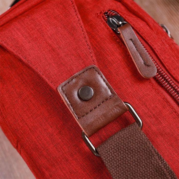 Мужская сумка-слинг из текстиля Vintage 22189 купить недорого в Ты Купи