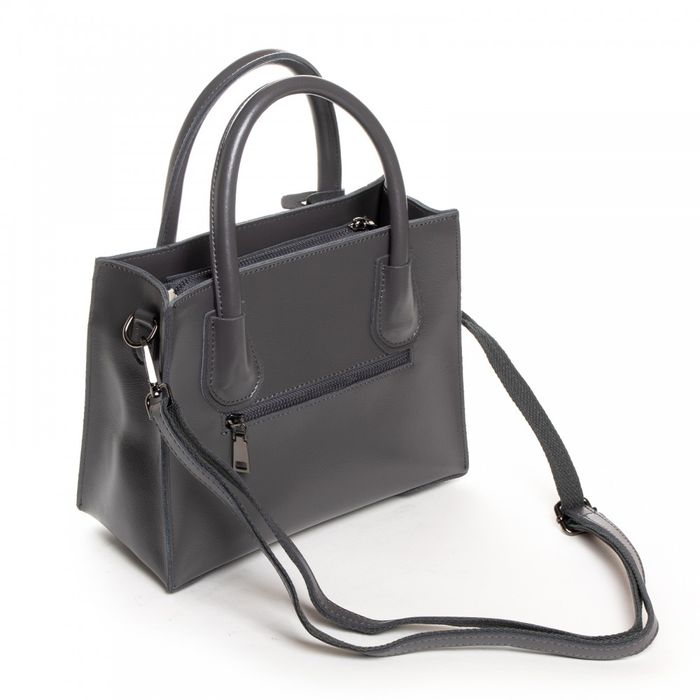 Жіноча шкіряна сумка класична ALEX RAI 03-09 19-P1527 grey купити недорого в Ти Купи