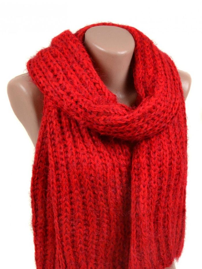Женский шарф M0413 red купить недорого в Ты Купи