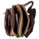 Чоловіча текстильна коричнева сумка на пояс Vintage 20160