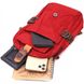 Чоловіча сумка-слінг із текстилю Vintage 22189, Червоний