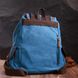 Чоловічий рюкзак з тканини Vintage 22152, Синій