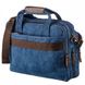 Чоловіча текстильна сумка синя для ноутбука Vintage 20179