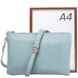 Жіноча сумка-клатч зі шкірозамінника AMELIE GALANTI A991705-Lblue