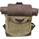 Мужской рюкзак из кожи и канваса TARWA ROc-5191-3md