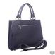 Женская кожаная темно-синяя сумка Valenta ВЕ6174812